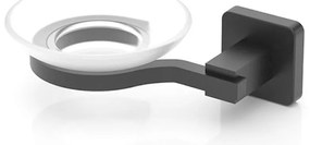 Поставка за сапун TEKNO TEL TR MG 366B, 16х11х5 см, Закрепване с дюбел, Матово черно