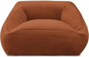 Оранжев пуф от изкуствен косъм Lilibet – Bobochic Paris