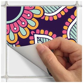 Комплект от 30 стикера за стена Плочки за стена Azulejos , 15 x 15 cm Mariska - Ambiance