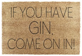 Изтривалка от кокосови влакна 40x60 cm If You Have Gin – Artsy Doormats