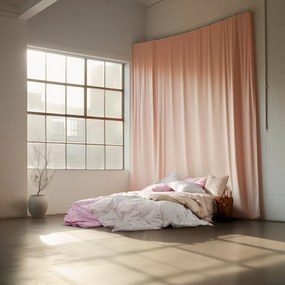 Бежово единично спално бельо от памук перкал 140x200 cm Daisy – JUNA