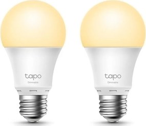 Комплект от 2 димируеми LED крушки A60 E27/8,7W/230V 2700K Wi-Fi - TP-Link