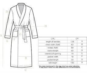 Халат за баня от микроплюш в цвят бордо, размер L/XL Cosy - Tiseco Home Studio