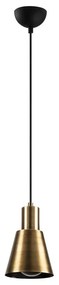 Черно и златисто висящо осветително тяло ø 14 cm Kem – Opviq lights