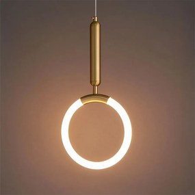 Висяща LED лампа LHJ058-CP1 Brush Gold