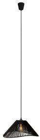 MAXLIGHT P0579 - Пендел AMALFI 1xE27/15W/230V Ø 45 см черен