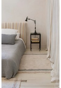 Син и кремав ръчно изработен памучен килим подходящ за пране 140x200 cm Gastro Vintage Blue – Lorena Canals