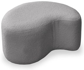 Сива табуретка от плат букле Miuf - Miuform