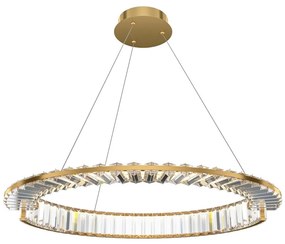 Maytoni P097PL-L36G4K - LED Пендел KRONE LED/36W/230V Ø 62 см златист