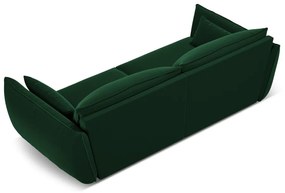 Тъмнозелен кадифен диван 208 cm Vanda – Mazzini Sofas