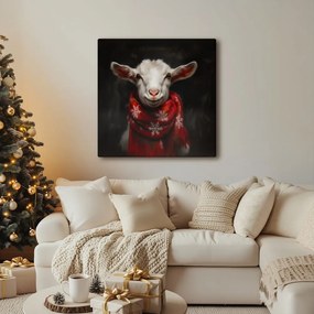 Картина на платно Коледна – Сладка коза