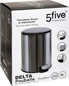 Кош 5five Delta, Метал, 6 L - Карбон