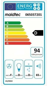 Кухненски аспиратор Maidtec плъзгаща се Inox Turbo 60