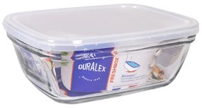 Правоъгълна Кутия за Обяд с Капак Duralex Freshbox Прозрачен 1,7 L