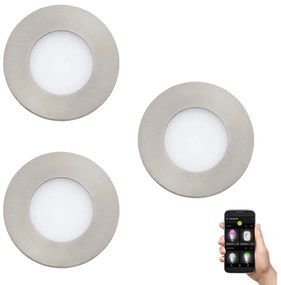 Eglo 900111-К-кт 3бр. LED димируеми лампи за баня FUEVA-Z  LED/2,8W/230V IP44