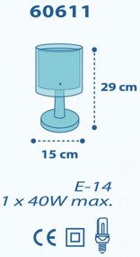 Нощно шкафче Лампа Ango Police