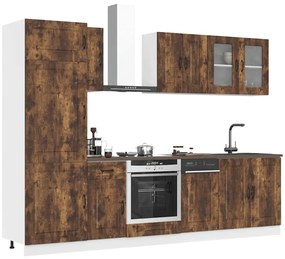 3314796 vidaXL Комплект кухненски шкафове от 8 части Kalmar, инженерно дърво