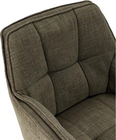 Зелени тапицирани трапезни столове в комплект 2 бр. Keiko – Marckeric