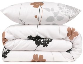 Бяло двойно удължено спално бельо 240x220 cm Atlantis – Mijolnir