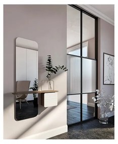 Комплект за коридор в бяло и кафяво в дъбов декор One More Look - UMAGE