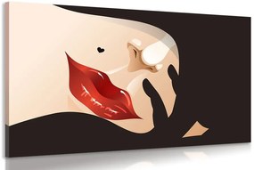 Картина на платно – Забулена жена