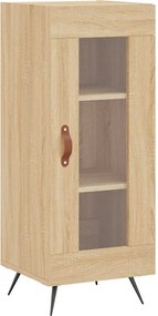 828767 vidaXL Сайдборд, дъб сонома, 34,5x34x90 см, инженерно дърво