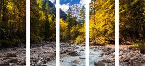 картини от 5 части – Живописен планински пейзаж