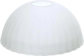 Универсално резервно стъкло ROCCA E27, диаметър 17 см, бяло