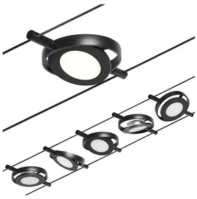 Paulmann 94418 - Комплект 5xLED/4,5W точкови лампи ROUNDMAC 230V черен