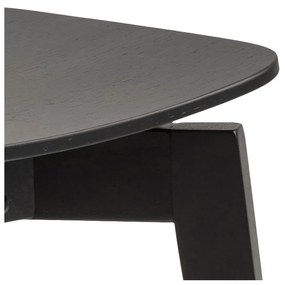 Черен трапезен стол Roxby - Actona