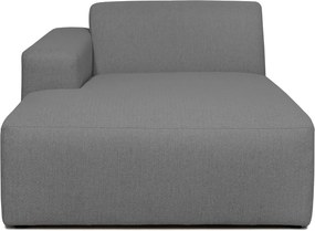 Сив модул за диван (ляв ъгъл) Roxy - Scandic