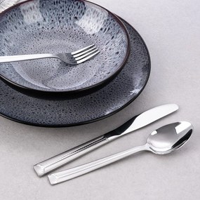 Прибори за хранене от неръждаема стомана в сребрист цвят 24 бр. Bright – Orion