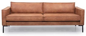 Кафяв диван от изкуствена кожа 216 cm Rate - Scandic
