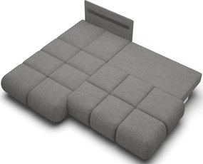 Ъглов Диван Лимо - Тъмно Сив - Десен