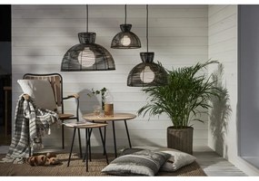 Черен външен абажур за таванно осветление, ø 26 cm Runde - Star Trading