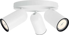 Philips - LED RGBW димируемо точково осветително тяло PONGEE 3xGU10/4,8W/230V бяло + дистанционно управление