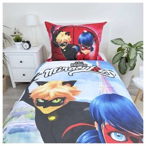 Единично памучно детско спално бельо 140x200 cm Miraculous – Jerry Fabrics