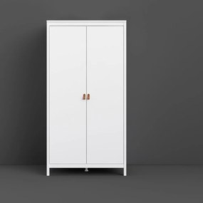 Бял гардероб 102x199 cm Madrid – Tvilum