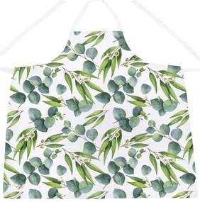 Зелена памучна престилка Floating Eucalyptus - Butter Kings