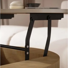 ФРИДА Бежово [Шампанско] / Оазис Дъб – МОДЕРНА ХОЛНА МАСА С ПОВДИГАЩ ПЛОТ И СКРИТО ПРОСТРАНСТВО ЗА СЪХРАНЕНИЕ