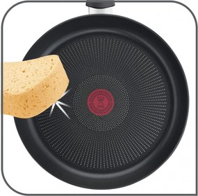 Тиган Tefal Eco-Respect G2540602, 28 см, Титаниево незалепващо покритие, Thermo-Fusion, Thermo-Signal, Индукция, Бронз/кафяв
