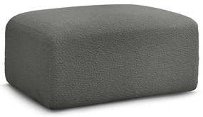 Сива табуретка от букле Tina – Bobochic Paris