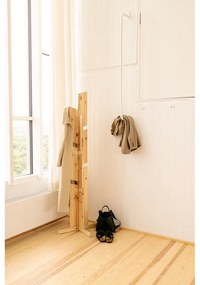 Стойка за връхни дрехи от масивен бор в естествен цвят 60x186 cm Keeper – Karup Design