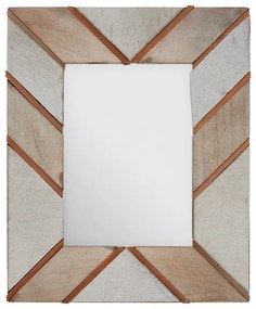 Бяла и бежова дървена рамка 22x28 cm Bowerbird - Premier Housewares