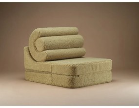 Зелен детски стол от букле Flipster – Wigiwama