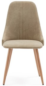 Светлозелени трапезни столове в комплект от 4 Seul - Marckeric