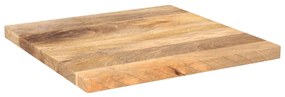 371521 vidaXL Плот за маса, 50x50x3,8 см, квадратен, манго масив