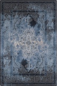 Син вълнен килим 160x240 cm Difida – Agnella