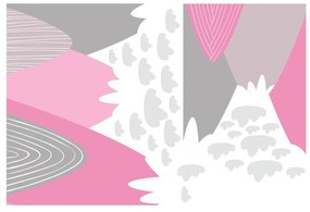 Стикер за стена Скандинавски гигантски планини Elika - Ambiance