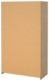 Дъбов гардероб в бяло и бежово 105x180 cm Kit - Tvilum